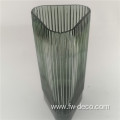 Simple and modern triangle table Centerpieces glass vase